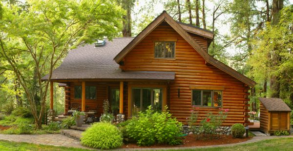 Log Home Exterior Cleaning in Saint Johns